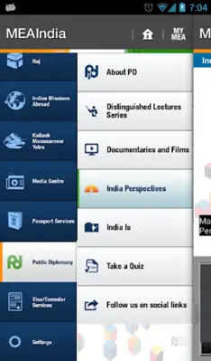 MEAIndia android App screenshot 2